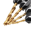 Drillpro 4pcs 3mm-6mm 5 Flute Countersink Drill Bit Woodworking Chamfer Reamer Set