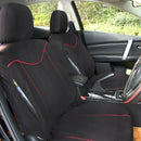 TIROL Car Seat Covers Universal fit SUV Sedans Black Mesh Read Line