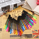 24 Pcs Color Gel Pen Set Adult Coloring Book Ink Pen Drawing Painting Craft Art for School Home