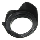 58mm Petal Flower Lens Hood For Canon 700D 100D 650D 600D 550D 1200D 1100D Black