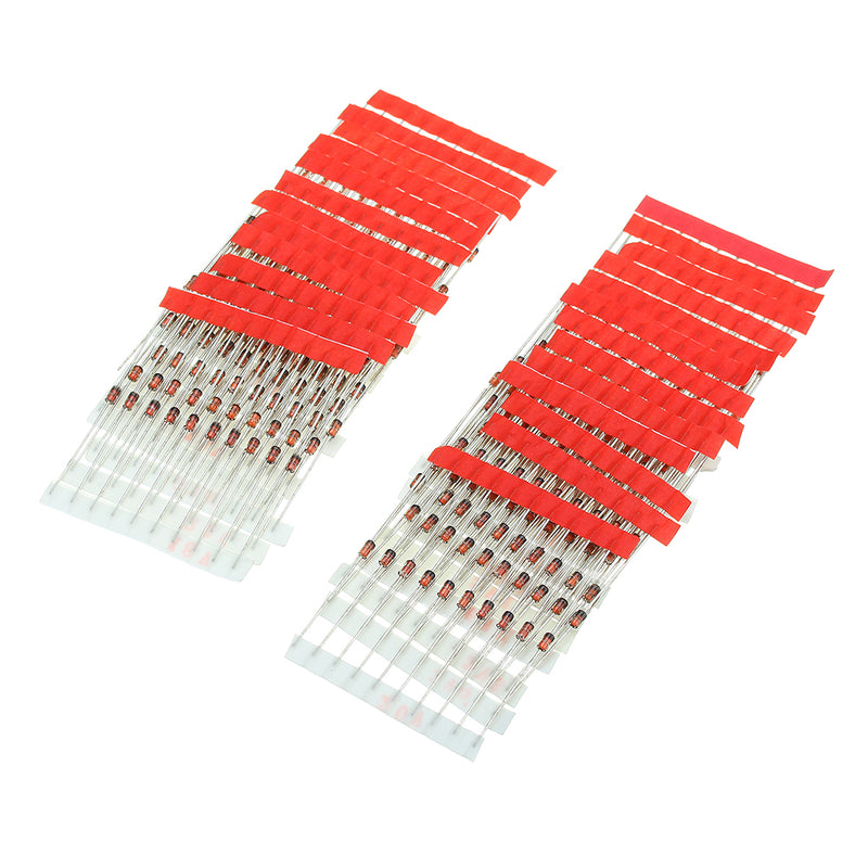 750 Pcs 25 Values 1W Zener Diode Assorted Kit 3V To 33V Assortment Kit
