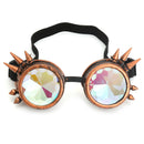 3 Colors Festivals Rave Kaleidoscope Goggles Rainbow Glasses Prism Diffraction Crystal