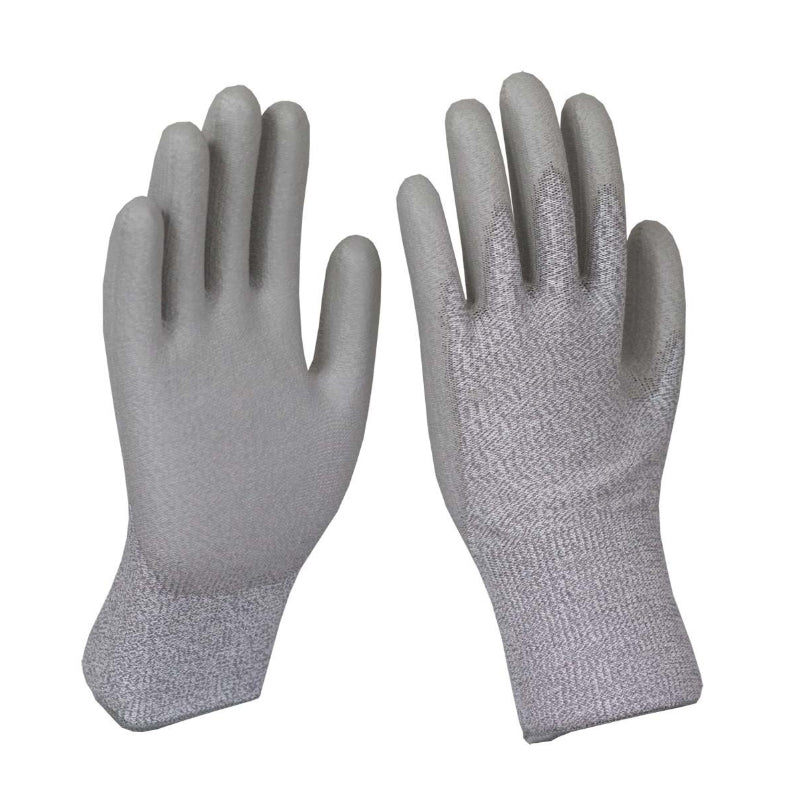 Level 5 Work Gloves Anti-Cuting Proof High Density PU Palm Protective Safe Glove