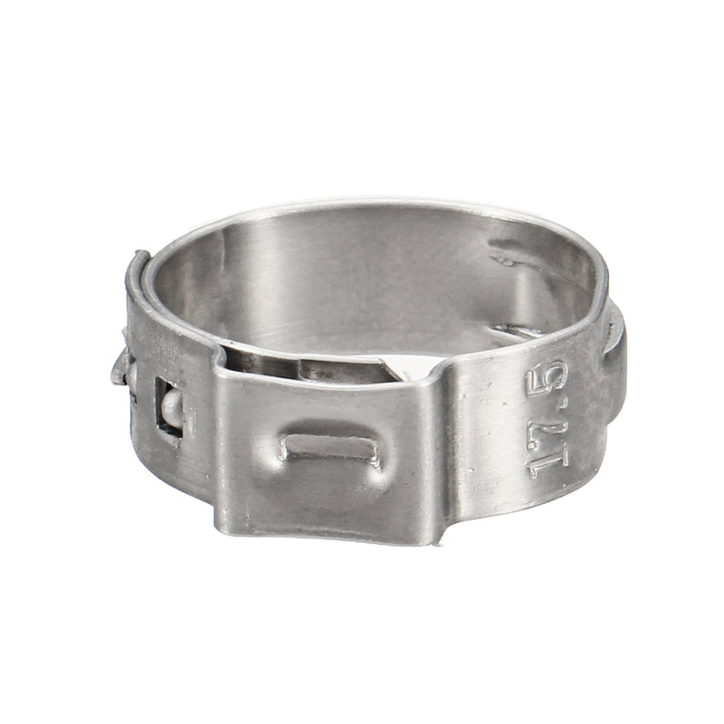 1/2inch Stainless Steel Ear PEX Clamp Cinch Rings Crimp Pinch Fitting Silver Tube