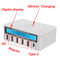Multi USB 5 Port Power Charger Wireless Fast Charging Stand Dock Station QC3.0