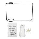 Photo Frame Iron Bracket Picture Memo Card Rack Holder Home Livingroom Decorations