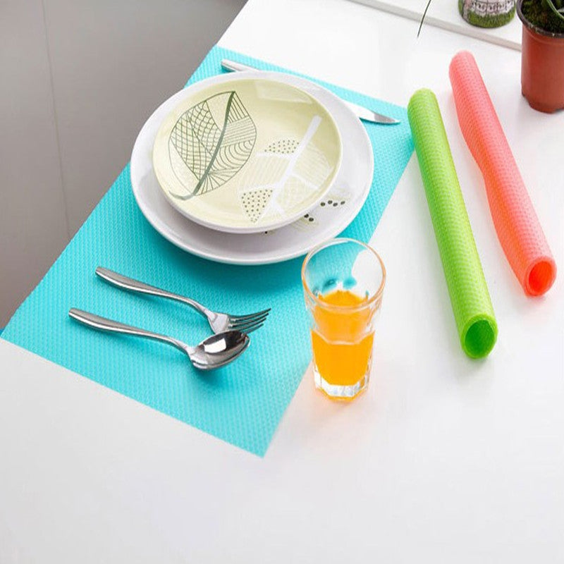 KCASA 4pcs Refrigerator Pad Antibacterial Antifouling Mildew Moisture Tailorable Silicone Pad