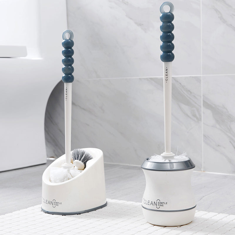 Toilet Brush and Holder Bowl Cleaning Brush with Under Rim Lip Brush and Holder