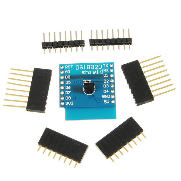 5Pcs Wemos DS18B20 Module For D1 Mini DS18B20 Temperature Measurement Sensor Module