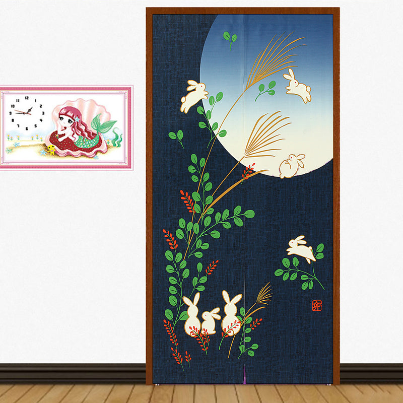 85 x 150cm/33.5'' x 59" Japanese Artistic Polyester Fiber Doorway Curtains Kitchen Decorations