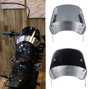 5-7 inch Headlight Universal Motorcycle Windshield Flexible Extension Spoiler Windscreen Sun Visor