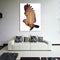 Miico Hand Painted Oil Paintings Simple Style-B Flying Owl Wall Art For Home Decoration Painting