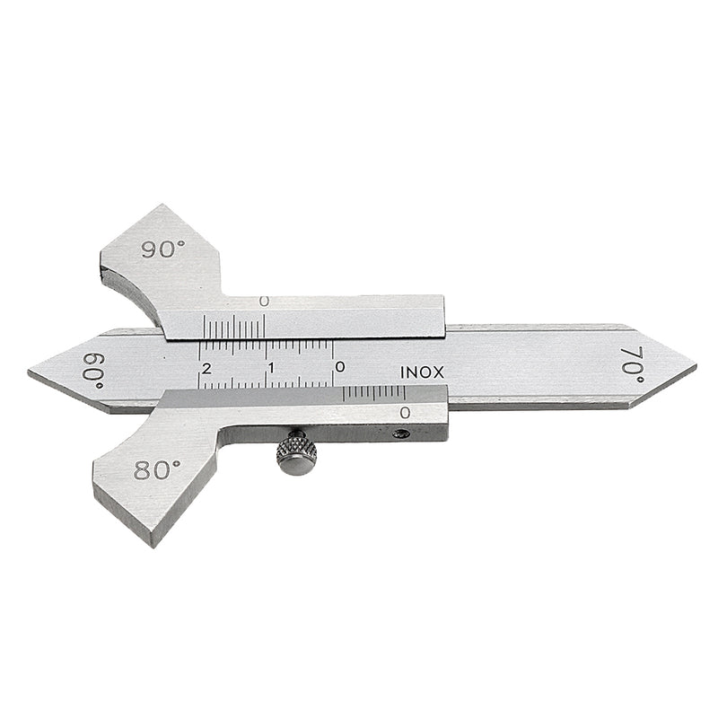 Machifit Welding Gauge Weld Inspection Gage Weld Seam Bead/Fillet/Crown Test Ulnar Ruler 60 70 80 90 Degree Angle Measure