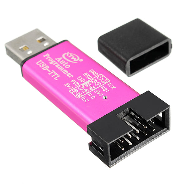 3pcs 5V 3.3V  Burning Programmer Automatic STC Download Cable USB To TTL USB To Serial Port