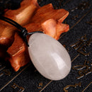 3Pcs Set Massage Rhodonite Natural White Crystal Jade Eggs Exercise Ball