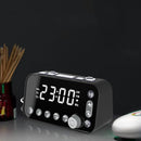 DAB + FM Radio LED Digital Alarm Clock Desk Table Snooze Timer with Dual USB