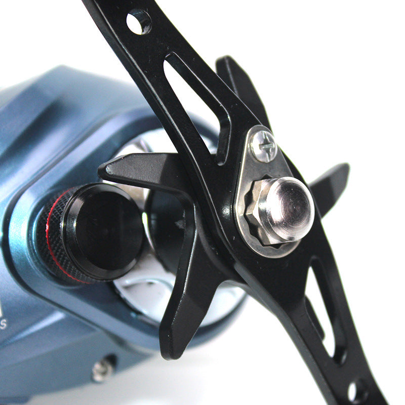 ZANLURE 7.2:1 Alloy Baitcasting Fishing Reel Multi Bearing Double Brake Left Right Fishing Wheel