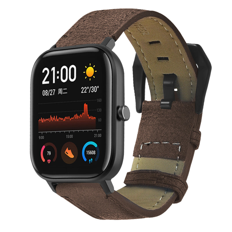 Bakeey 20MM Genuine Leather Watch Band for Amazfit GTS Smart Watch