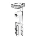 Toilet Paper Towel Storage Stand Organizer Rack Bathroom Vertical Roll Holder Shelf