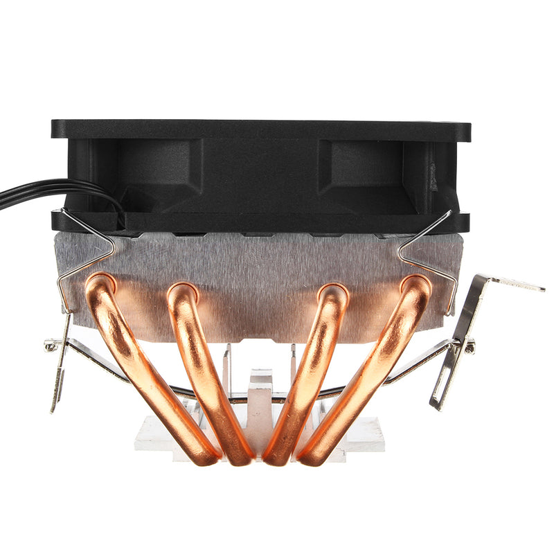 4Pin CPU Cooler 4 Heatpipe LED RGB Cooling Fan For LGA 775 1155 1156 1150 1366 AMD