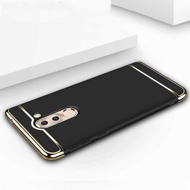 Bakeey Ultra-thin 3 in 1 Plating Frame Splicing PC Hard Protective Case For Xiaomi Pocophone F1