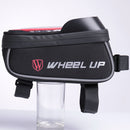 WHEEL UP 6inch Front Fingerprint Unlock Bag Waterproof Touch Sceen Phone Holder Bags Tube Pocket