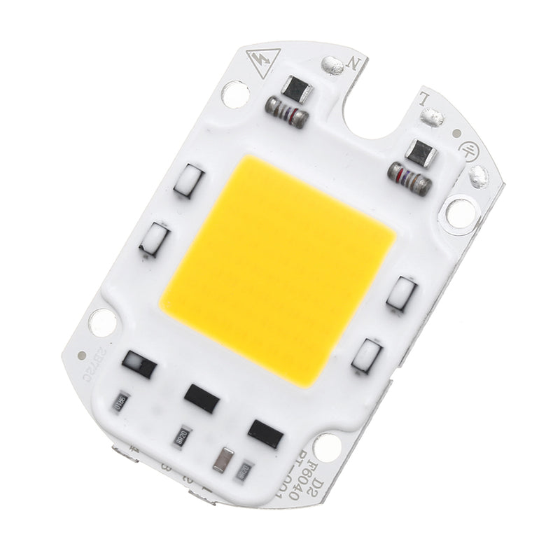 LUSTREON AC110V/220V 30W 40W 50W White/Warm White COB LED Chip 60*40mm for DIY Flood Light