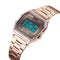 SKMEI 1474 Casual Women Watch 3ATM Waterproof EL Light Week Display Fashion Digital Watch