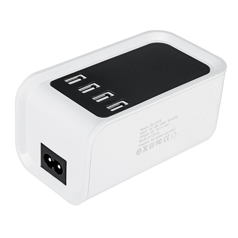 DL-CH19 4 USB Ports Intelligent Charger Charging Hub With LED Display