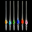 Crystal Glass Dip Pen Set Glass Sign Pen Non-carbon Ink Fountain Signature Writing with Gift Box