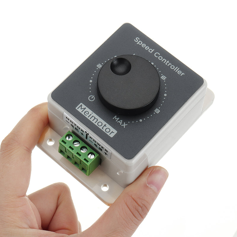DC 12V 24V 36V 48V PWM DC Motor Speed Controller Meimotor High Power 10A With Housing