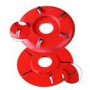 Five-tooth ARC Wood Turbo Carving Disc Tool Milling Cutter for 22mm Angle Grinder
