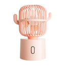 Mini USB Desktop Table Fan 3 Modes Cooling 80 Rotation Oscillating Fan