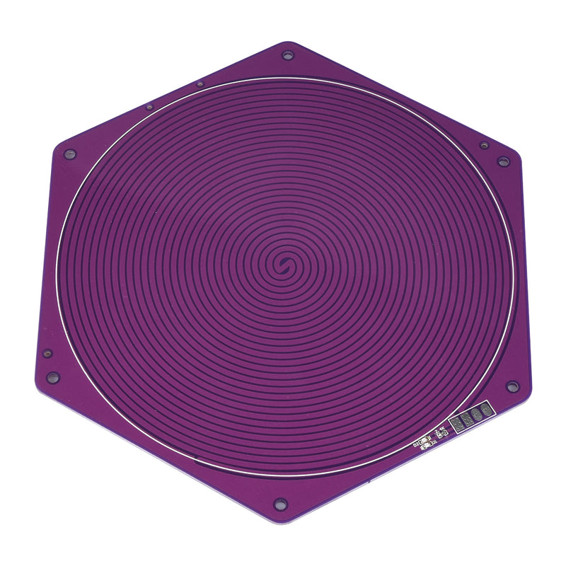 12V 120w 170mm Diameter Purple Hexagon Round Kossel Delta Heated Bed for 3D Printer