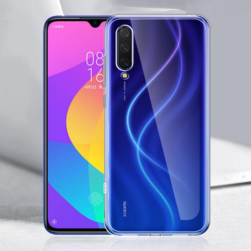 Bakeey Xiaomi Mi 9 Lite Crystal Clear Transparent Ultra-thin Soft TPU Protective Case for Xiaomi Mi CC9