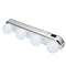 4 Bulbs LED Makeup Mirror Light Portable Suction Cups Batteries Powered Makeup Lamp