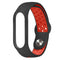 Bakeey Silicone Pore Dual Color Stainless Steel Buckle Replacement Watch Band for Xiaomi Mi Band 4&3 Smart Watch