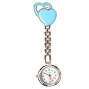 Sweet Heart Pocket Watch Stainless Dial Tunic Fob Pocket Doctor Nurse Watch