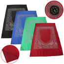Portable Islamic Prayer Rug Teppich Easy Praying Blankets w/ Pocket Ramadan Islamic Decoration Gifts