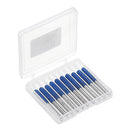 Drillpro 10pcs 3.175mm Shank 90 Degree 0.1/0.2/0.3mm Tip Engraving Bit CNC Tool