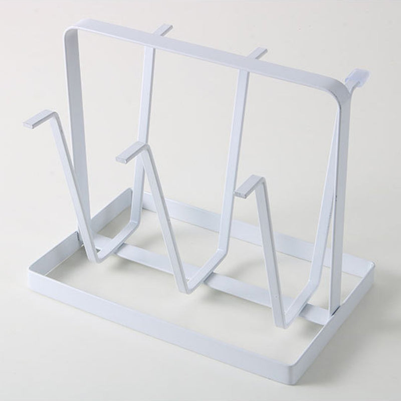 Cups Drain Kitchen Storage Rack Mug Glass Drinkware Display Organizer Holder