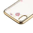 Bakeey Flowers Translucent Shockproof Soft TPU Back Cover Protective Case for iPhone XS Max