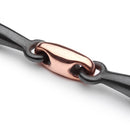 Equestrian Loose Ring Horse Snaffle Bit D Ring Stainless Steel Copper Roller