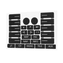 Car Control Button Repair Kit Decals Stickers for VW Volkswagen Touareg 0409