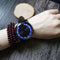 Touch Screen LED Waterproof Personality Tree Shaped Dial Leather Strap Lover Men Women Watch
