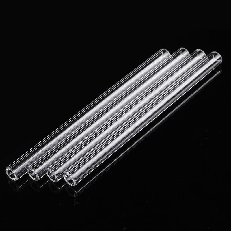 4Pcs Borosilicate Glass Blowing Tube 150mm x 10mm x 2.2mm
