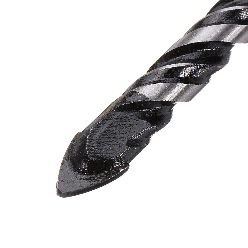 5pcs 6-12mm Black Triangle Twist Drill Bit Concrete Glass Ceramic Tile Marble Drill Bit