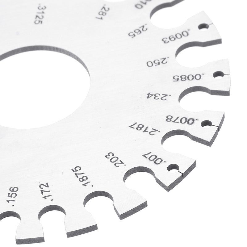 Stainless Steel Wire Gauge Round Thickness Measuring Wire Gage