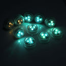 10X Remote Control Waterproof RGB Submersible LED Candle Tea Light Table Lamp Decoration