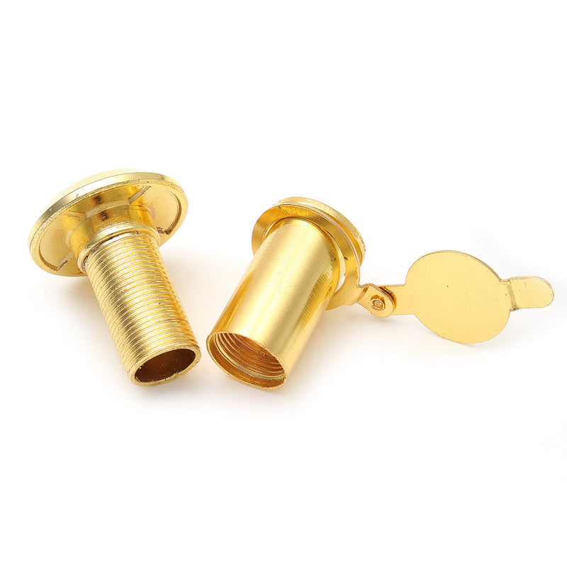 200 Retractable Peephole 35-50mm Security Home Door Viewer Spyhole With Cover